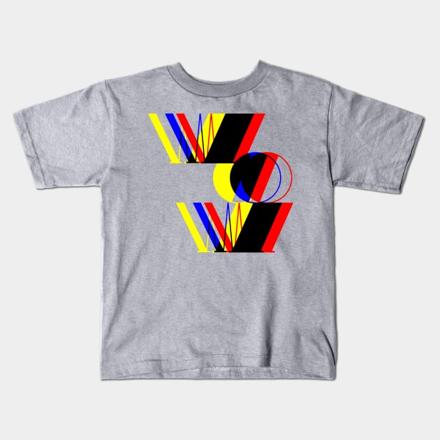 WOW Kids T-Shirt by 80east Design